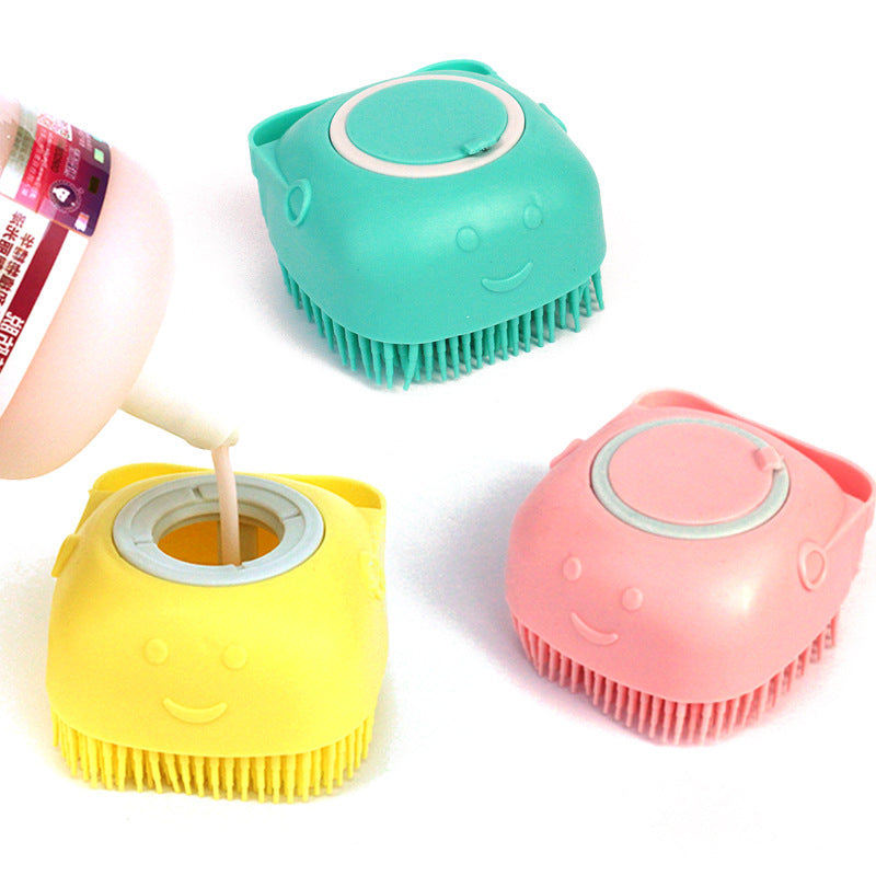 Găng Tay Tắm Massage Silicon Cho Chó Mèo - Bàn Chải Grooming