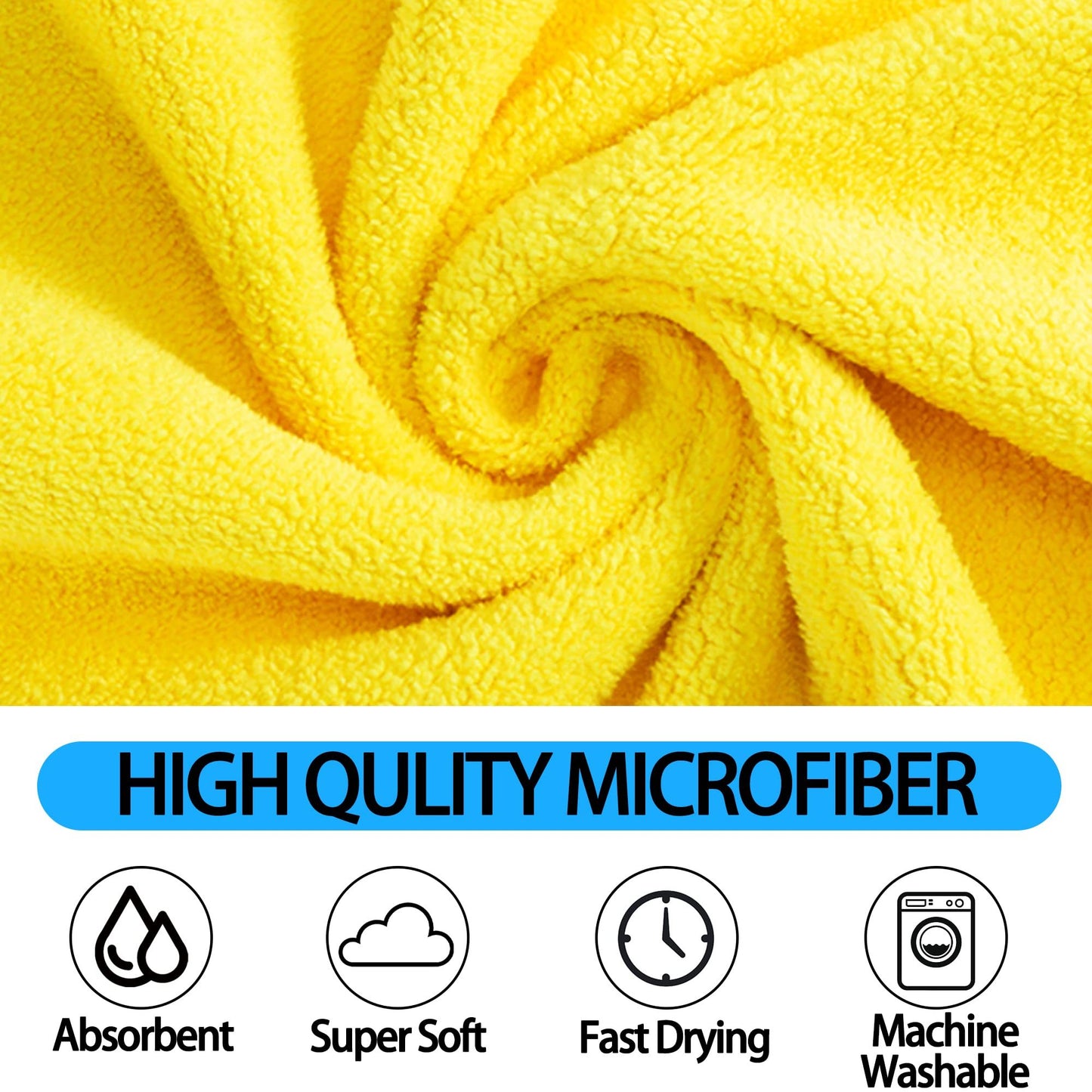 Khăn Tắm Chó Mèo Siêu Thấm Hút - Microfiber Nhanh Khô